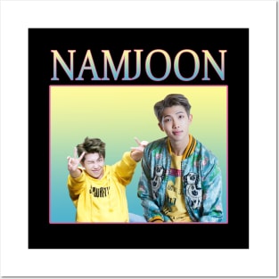 bts - Namjoon rm retro style Posters and Art